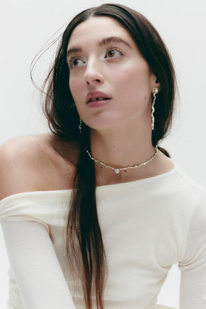 Flux Necklace Silver