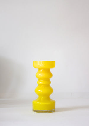 Hooped glass vase, 1960's