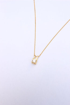 GRANDMA'S DIAMOND PENDANT - Silver