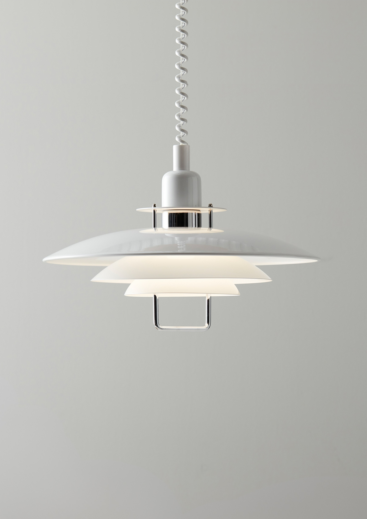 Belid Primus II rise and fall pendant lamp, 1980&#39;s