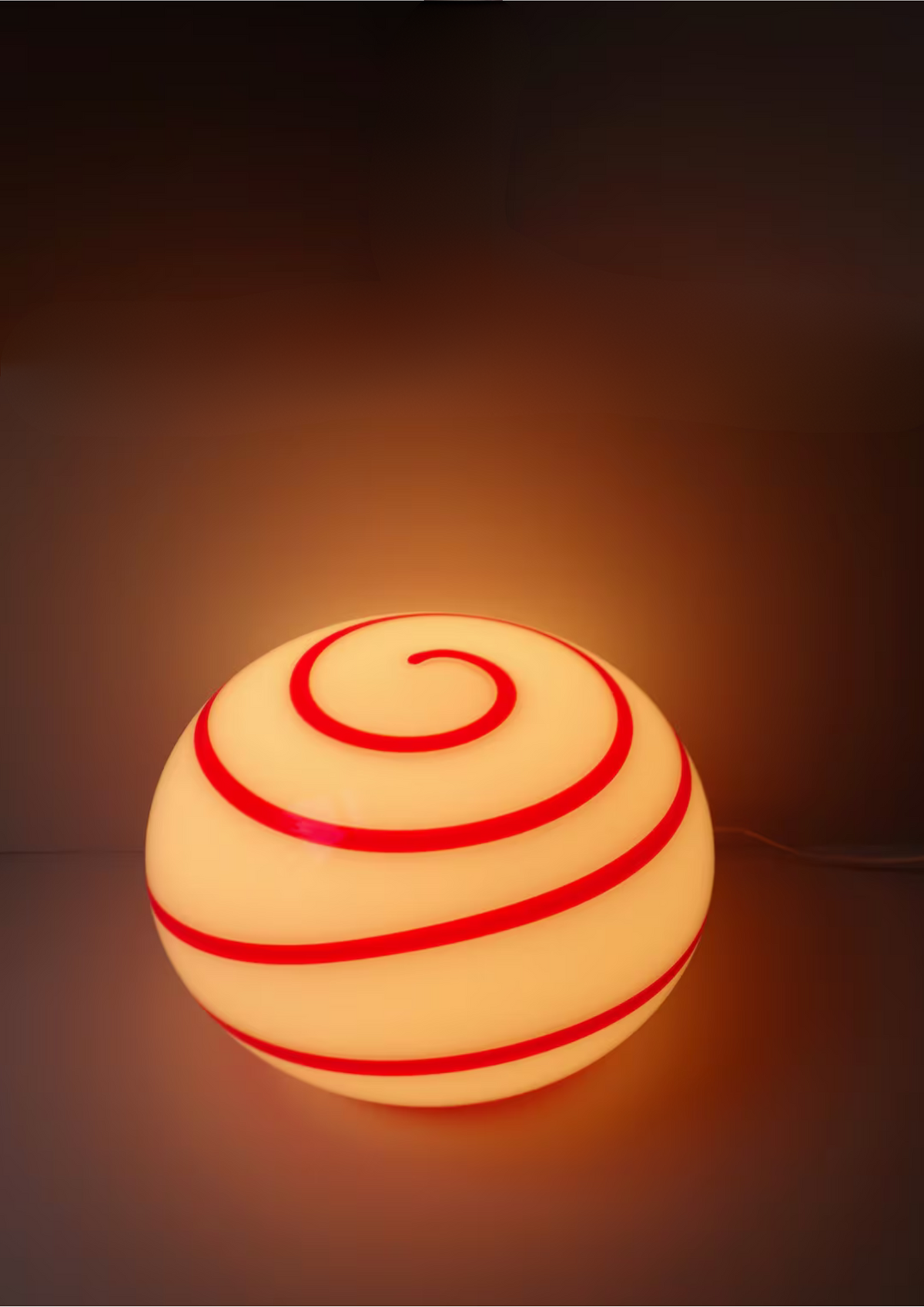 XXL Table floor lamp Zebra by ILU di Vetro 1990&#39;s