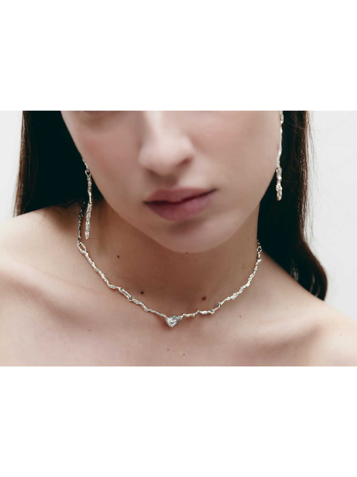 Flux Necklace Silver