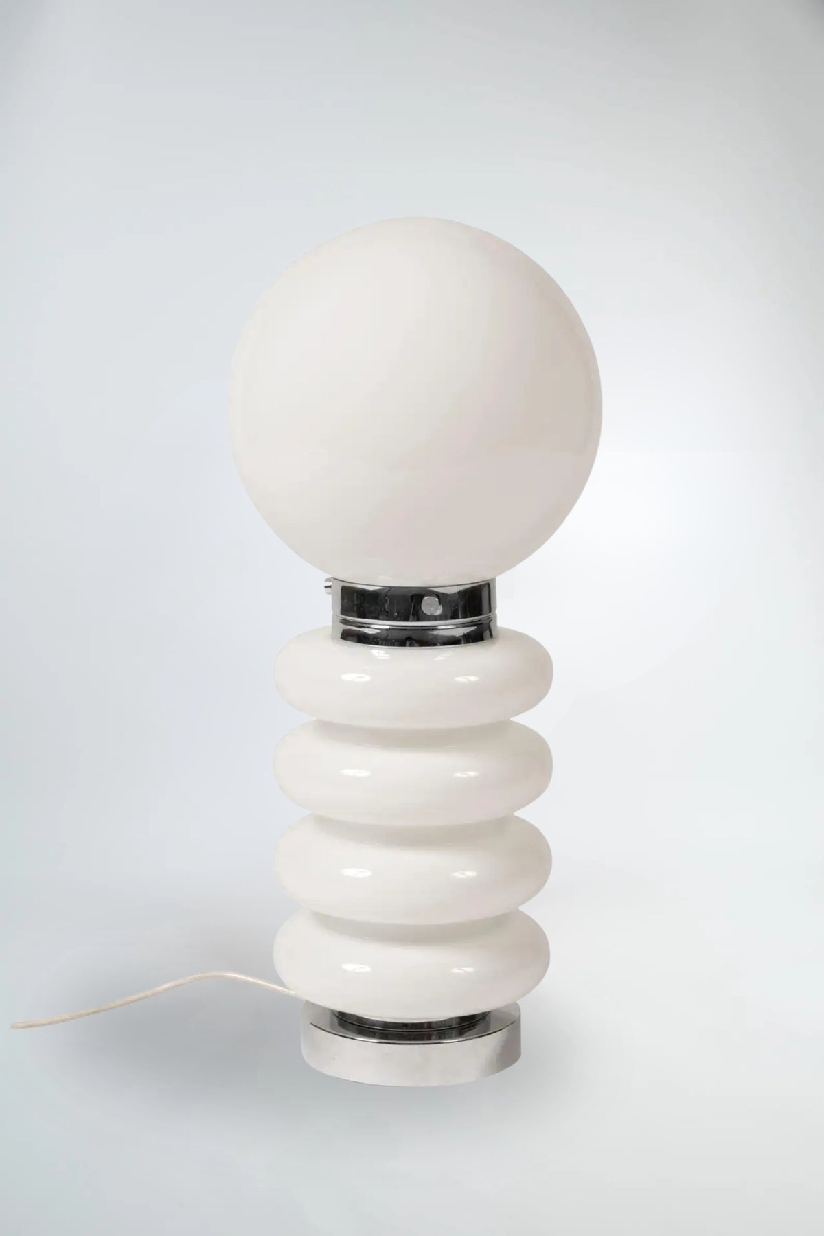 Glass table lamp by Carlo Nason for JBS, 1960&#39;s