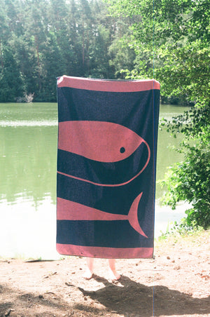 The Fishes beach towel