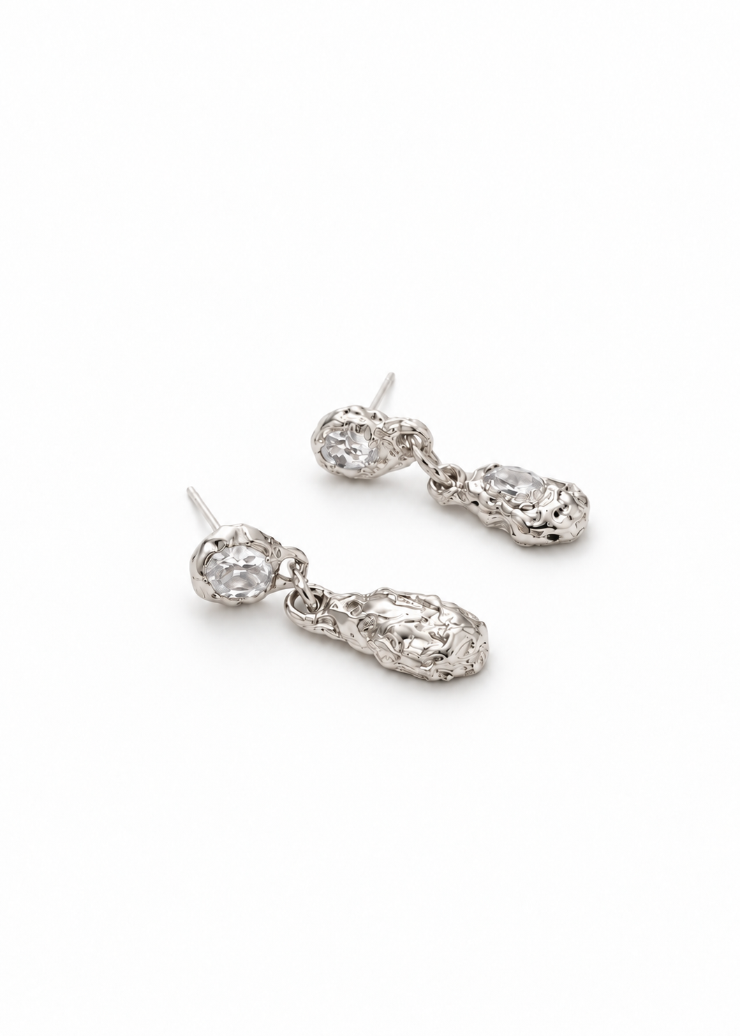 Ombra Earrings Silver