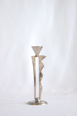 Rare art deco candle stick, 1980's