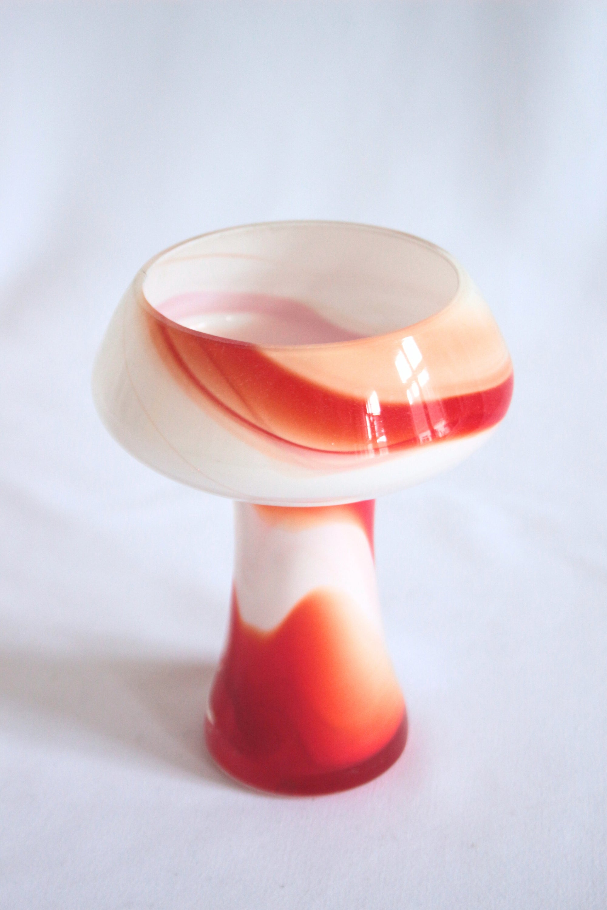 Murano marbled glass vase by Carlo Moretti, 1970's