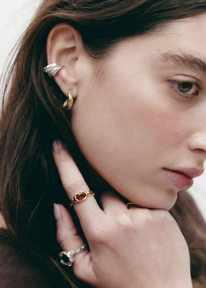 Set Earcuff + Cau earrings