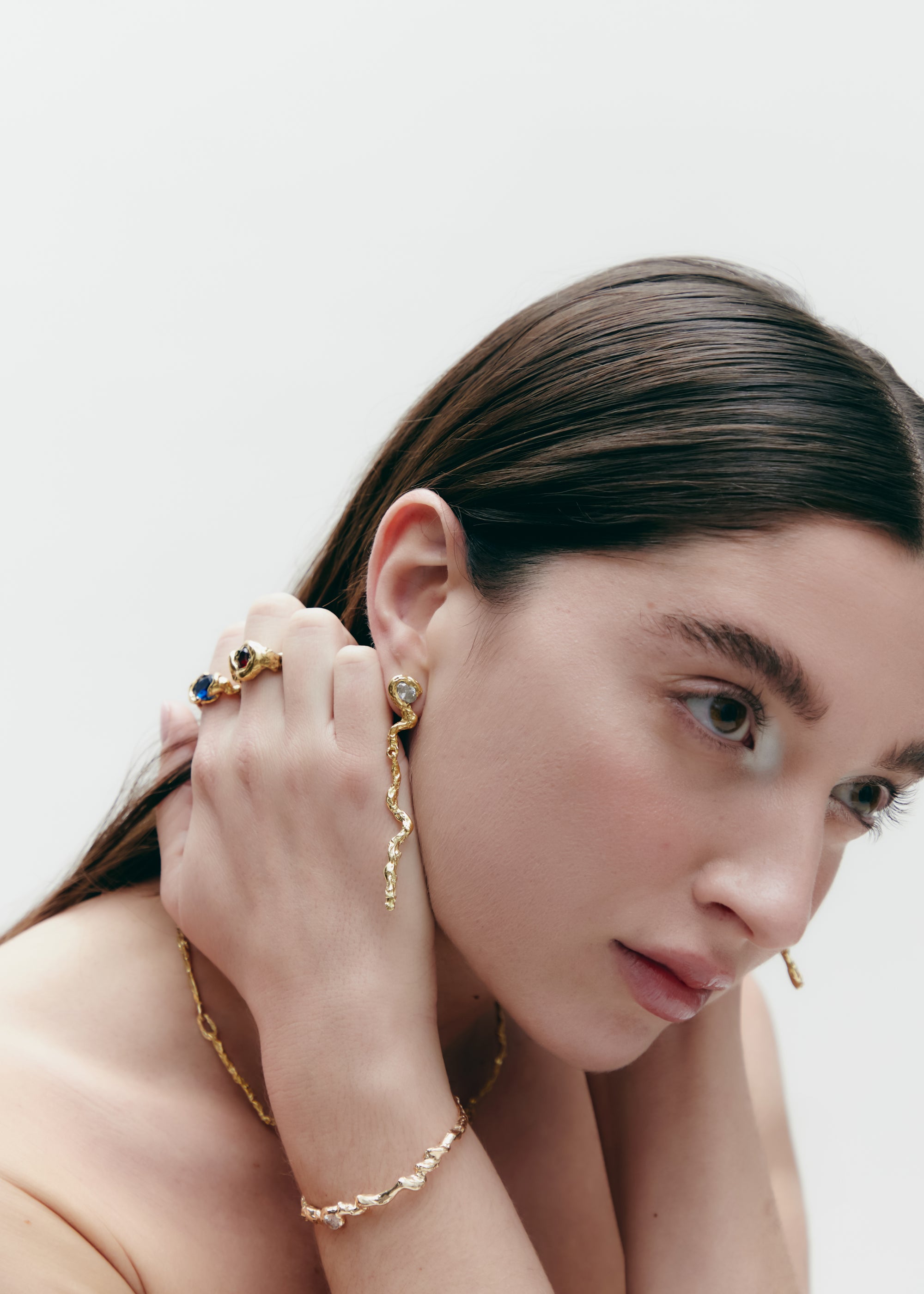 Deriva Earrings Gold