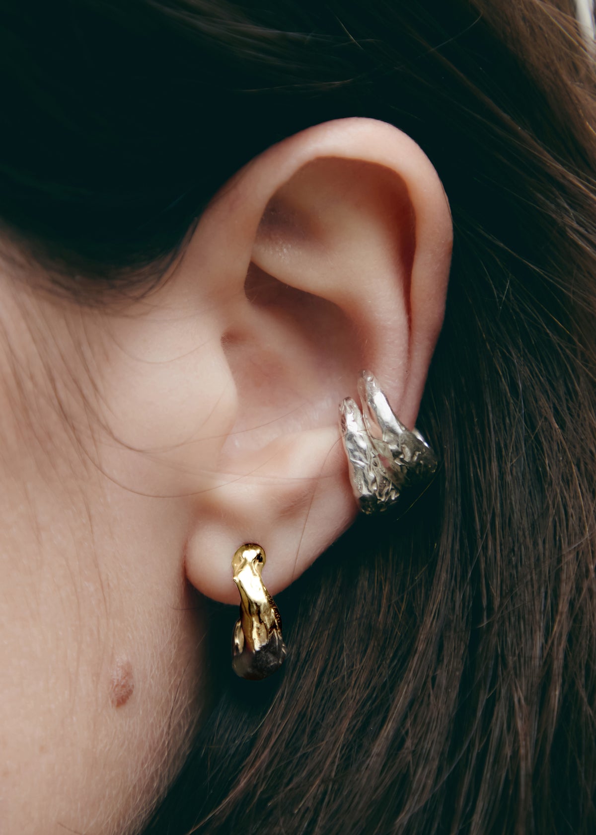 Cau Earrings Gold