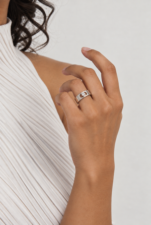 THE FOUNDING PILLAR RING Silver