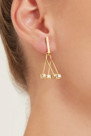 GRANDMA DIAMOND EARRINGS