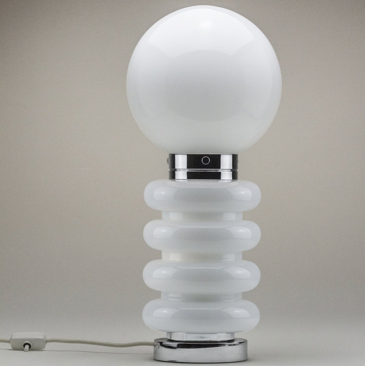 Glass table lamp by Carlo Nason for JBS, 1960&#39;s