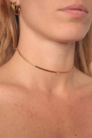 THE GARMET OF DESIRE CHOKER - Gold