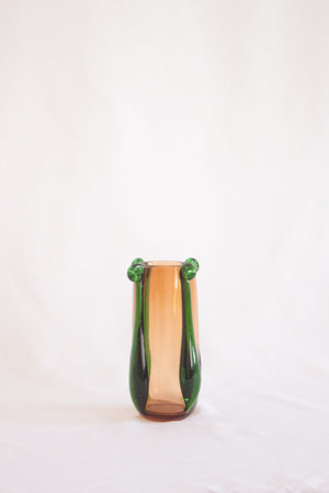 Shell glass vase