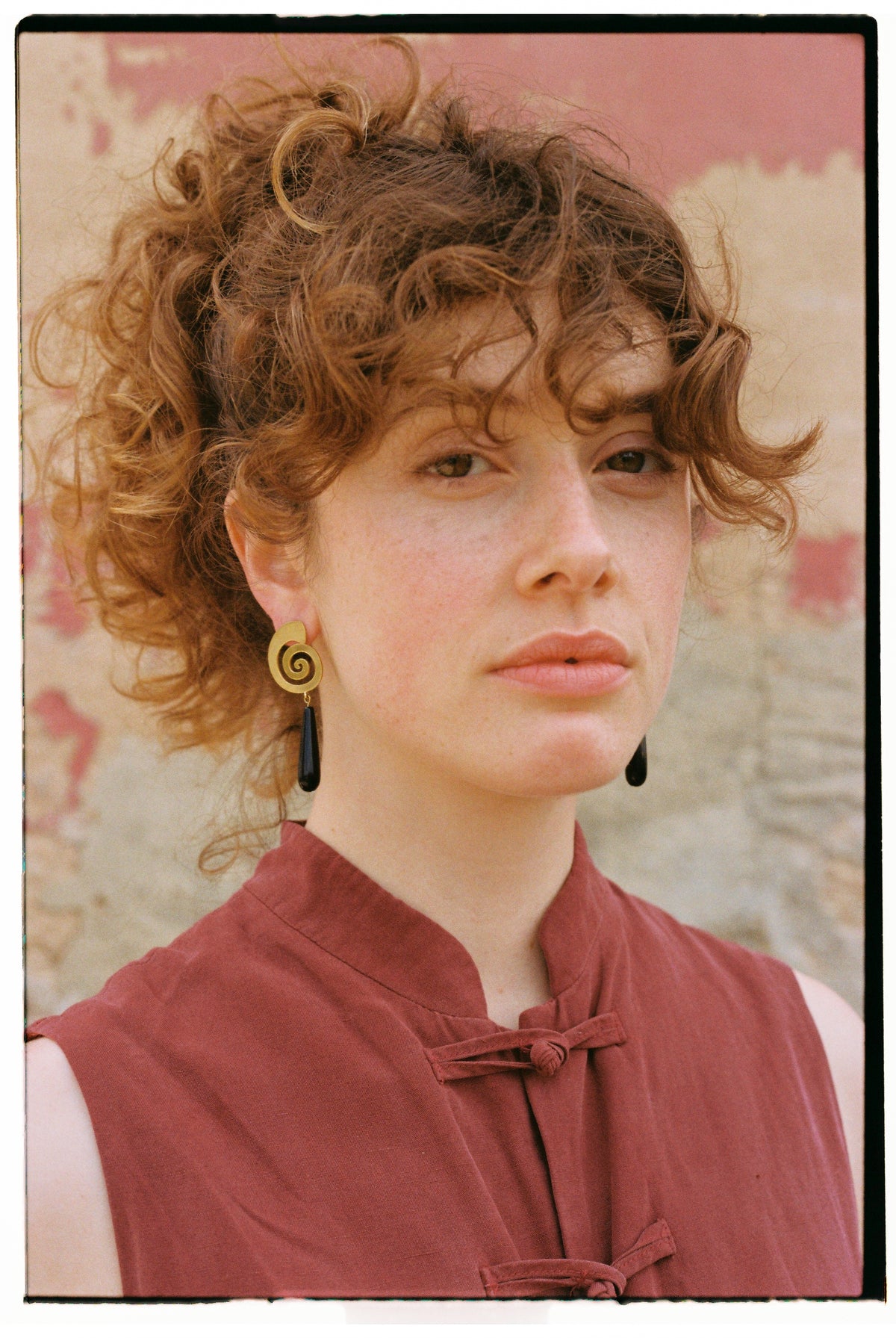 PALAIS TEARDROP ONYX EARRINGS