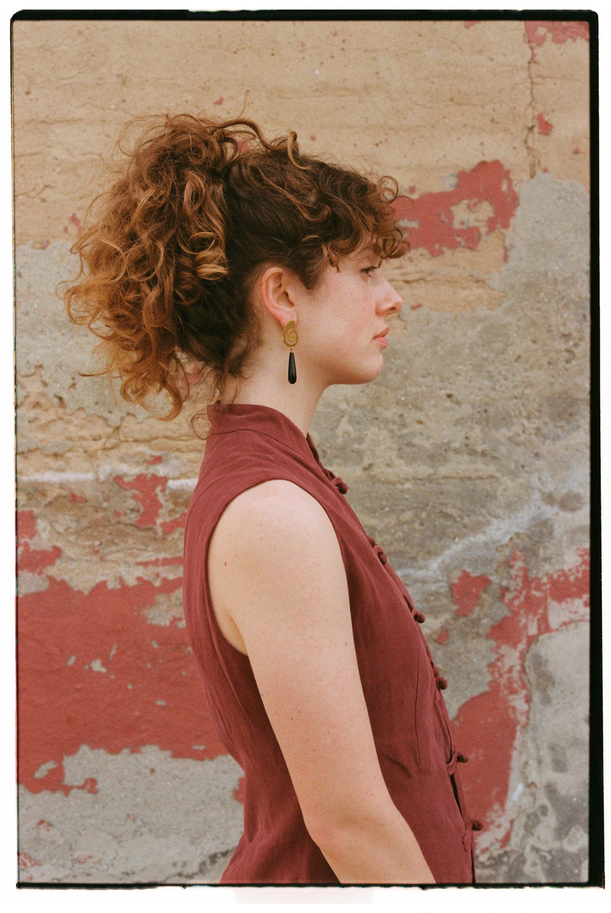 PALAIS TEARDROP ONYX EARRINGS