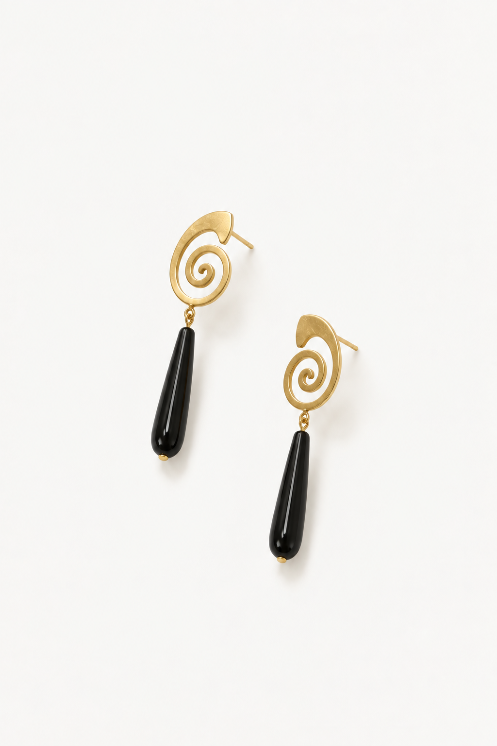 PALAIS TEARDROP ONYX EARRINGS