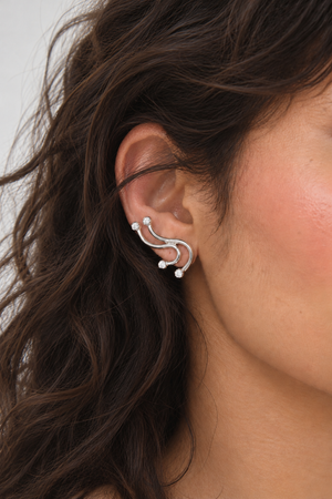 THE LIFETIME DIAMOND EARRINGS Silver