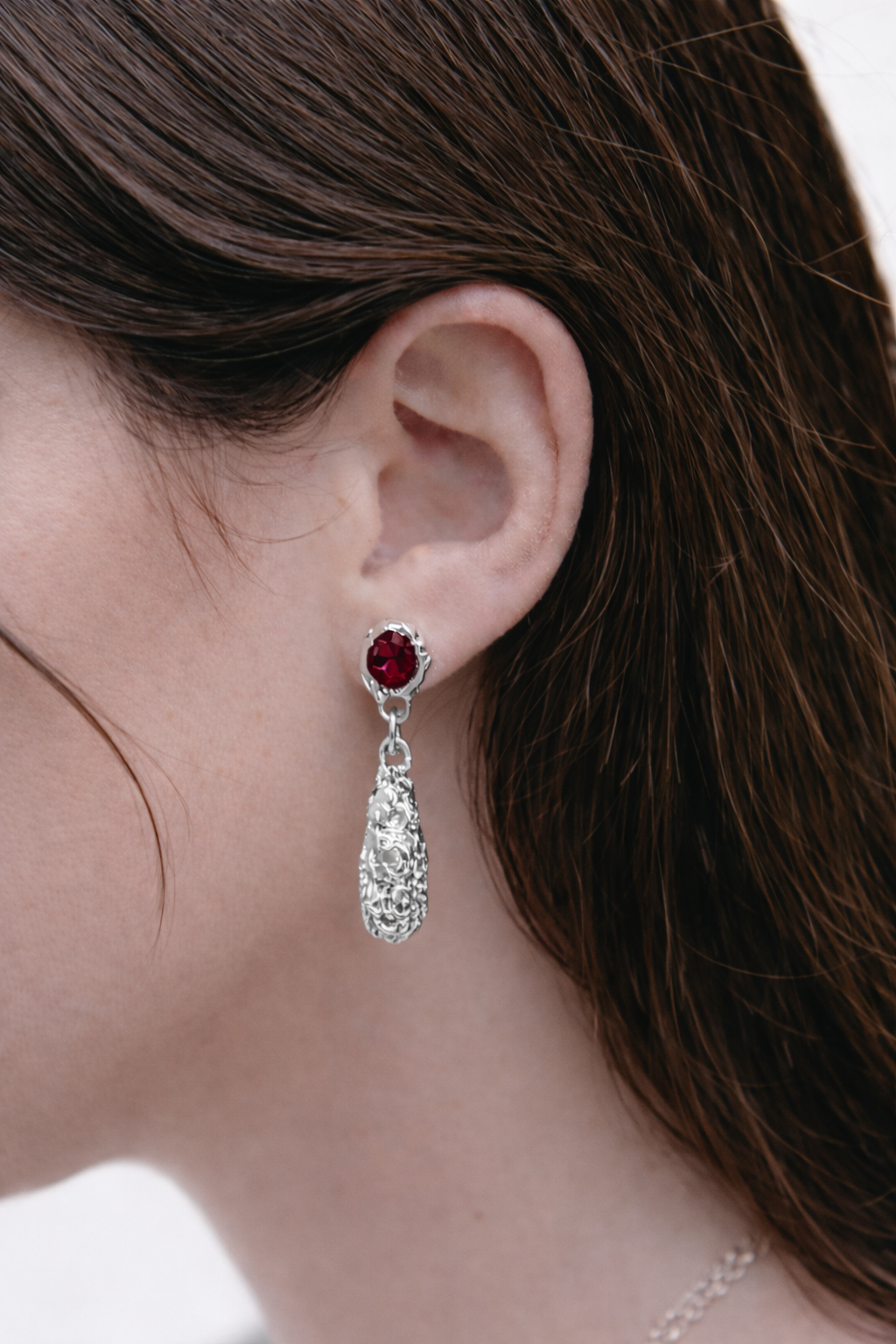 Ombra Earrings Silver