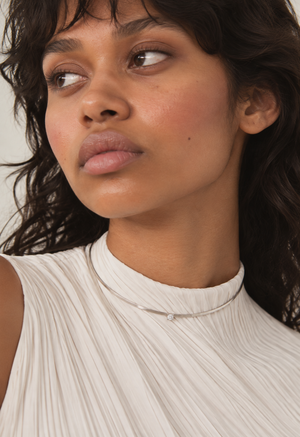 THE GARMET OF DESIRE CHOKER SILVER