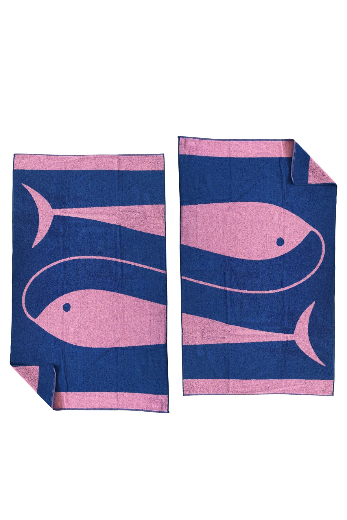 The Fishes beach towel