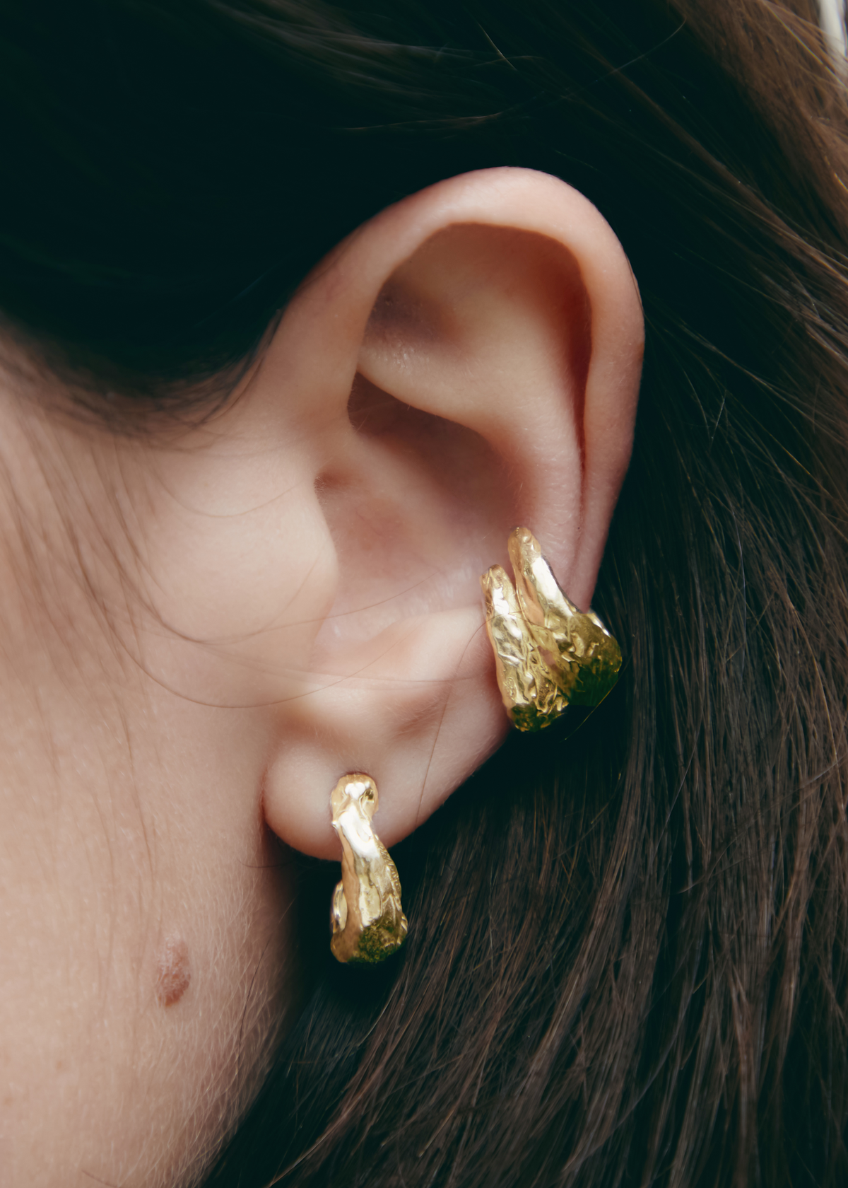 Set Earcuff + Cau earrings