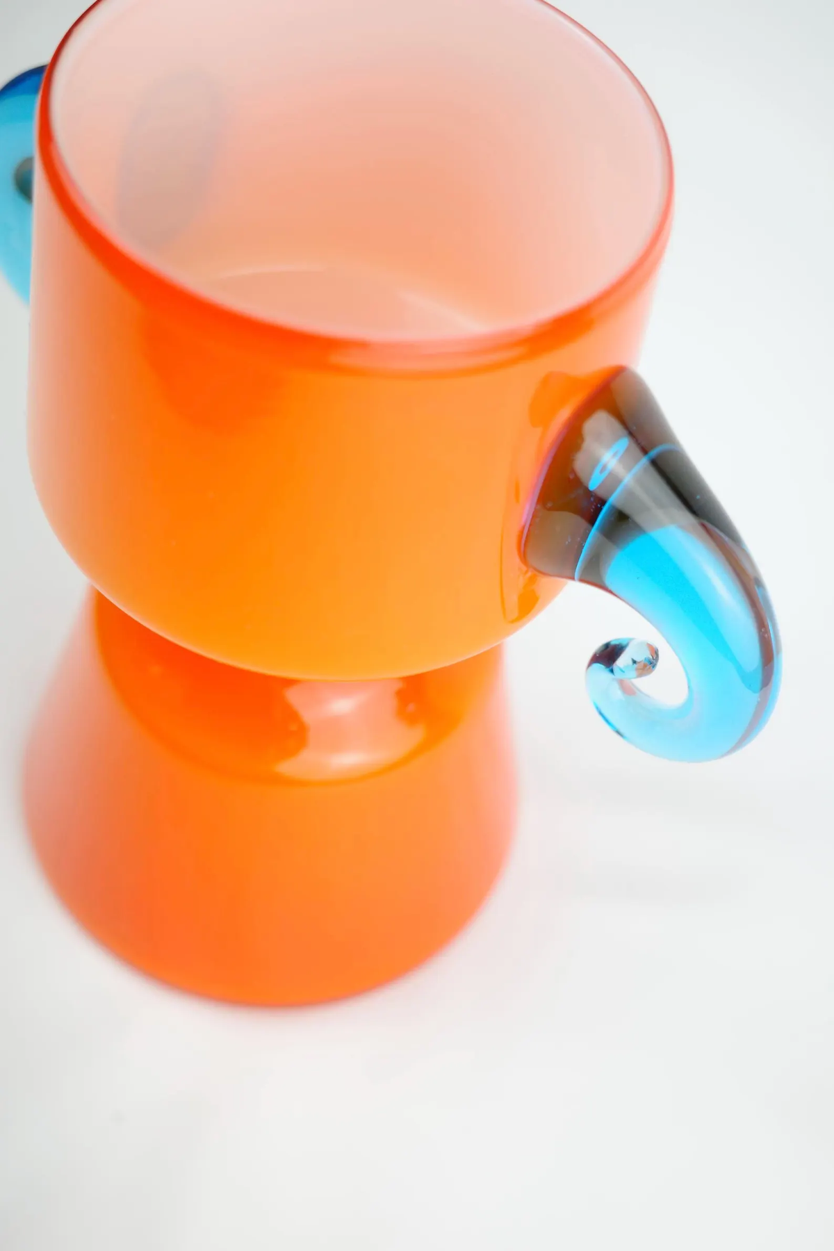 Handblown glass vase, 1980&#39;s