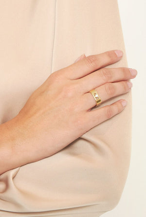 THE FOUNDING PILLAR RING - Gold