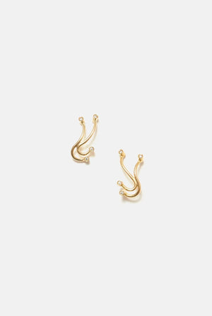 THE LIFETIME DIAMOND EARRINGS - Gold