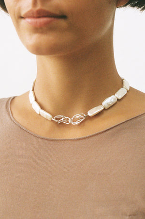 THE BABY PEARL CHOKER - VERMEIL