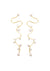 THE RIVER PEARL EARRINGS - VERMEIL