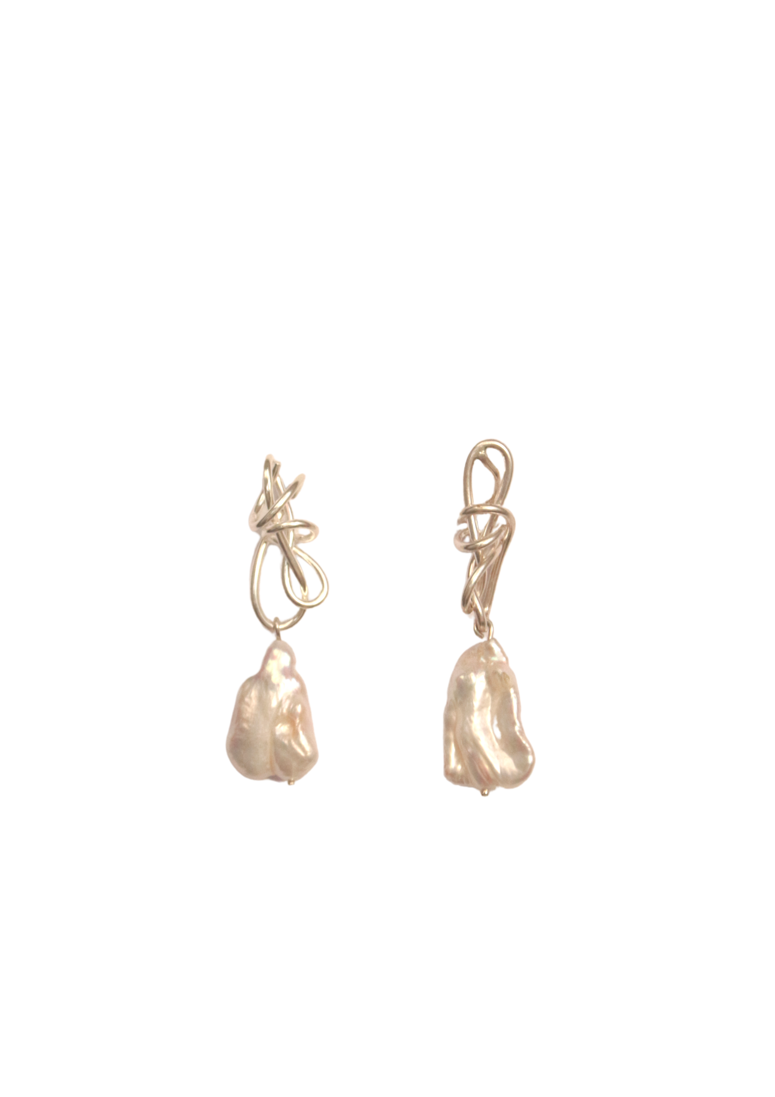 THE SILHOUETTE OF YOUR BODY EARRINGS - SILVER